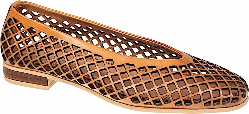 ADAM'S SHOES leather ballerina