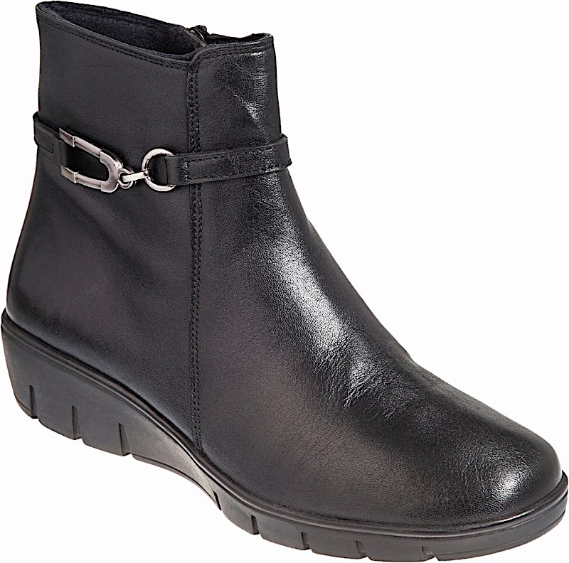 ADAM'S SHOES leather low boot