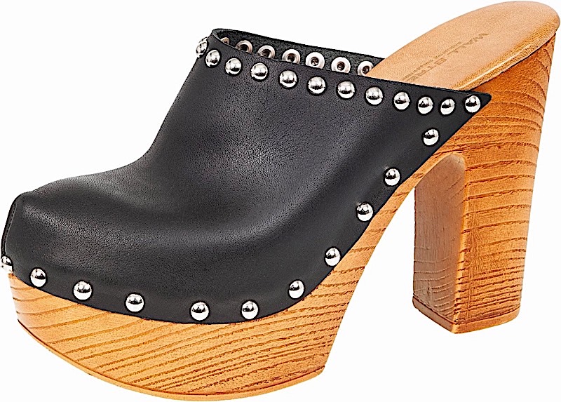 WALL STREET δερμάτινο ψηλοτάκουνο τσόκαρο