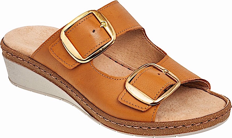 ADAM'S FLEX leather mule