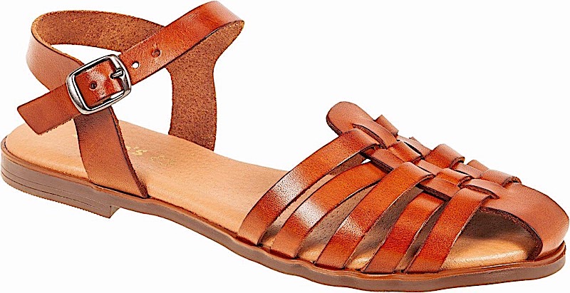 ADAM'S SHOES leather sandal