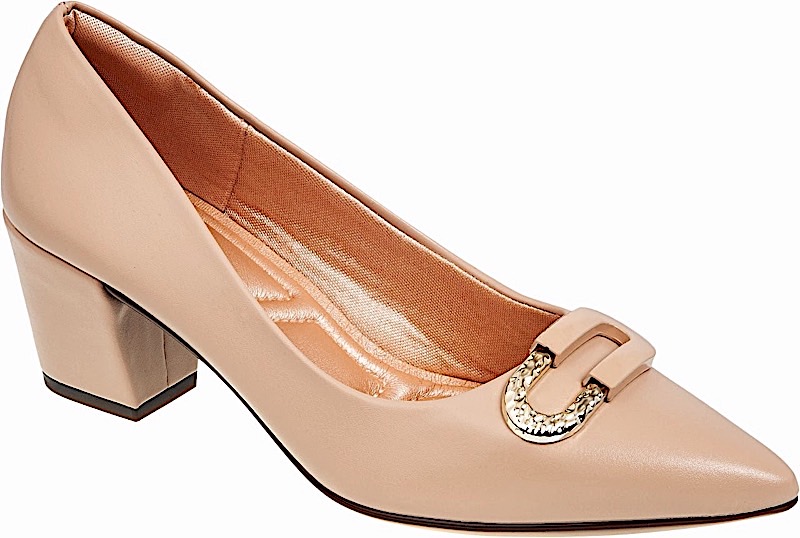 LIGHT GEL low heel pump