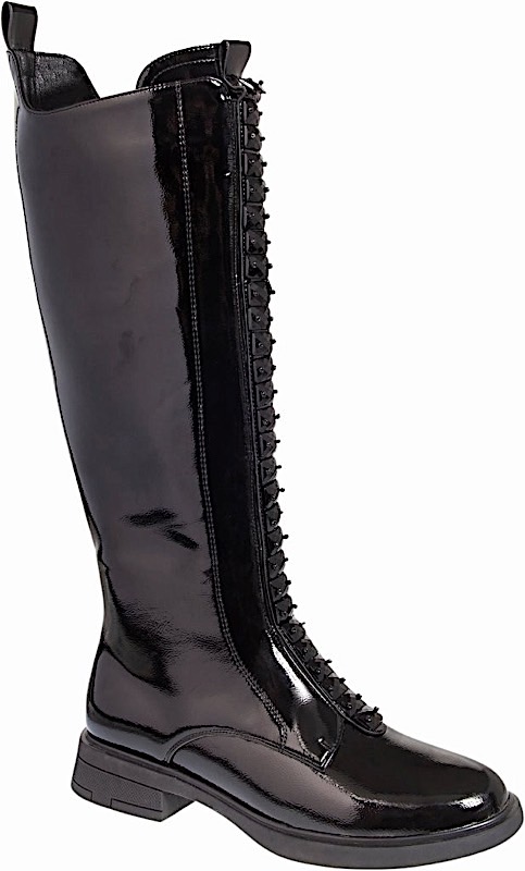 ADAM'S SHOES patent boot
