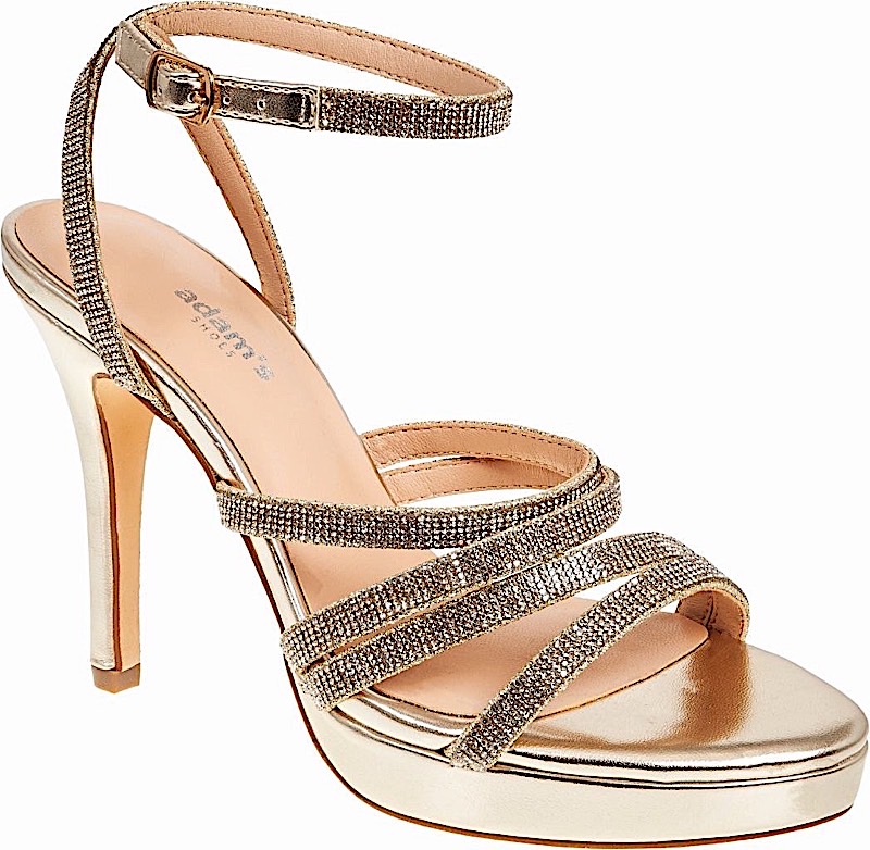 ADAM'S SHOES ψηλοτάκουνο πέδιλο