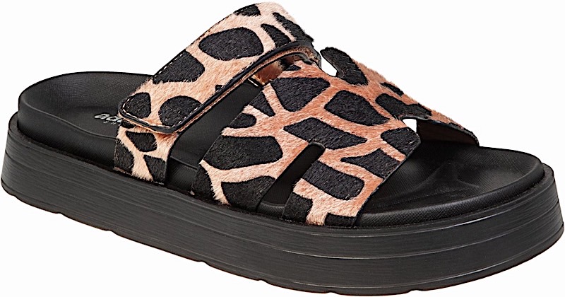 ADAM'S SHOES λεοπάρ flatform