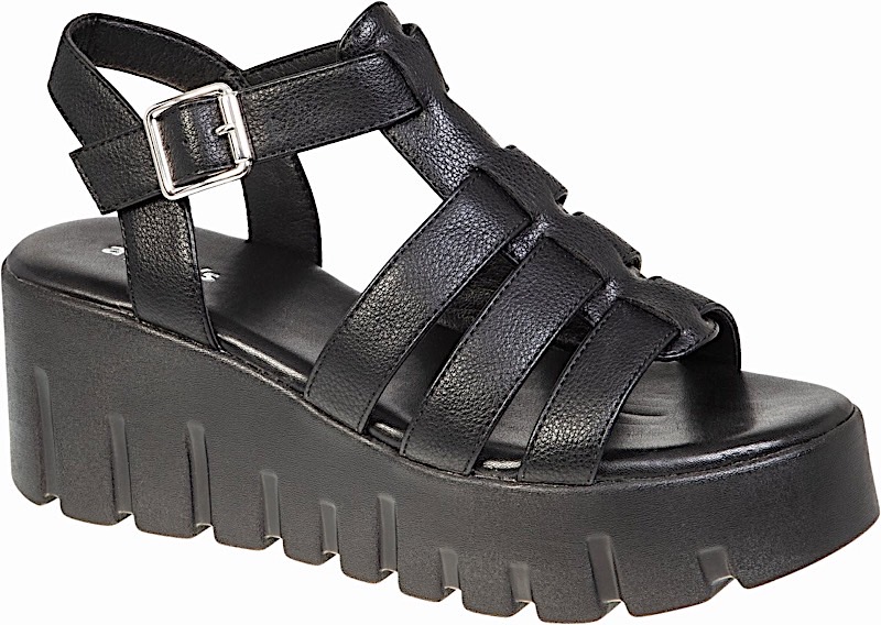 ADAM'S SHOES flatform πέδιλο