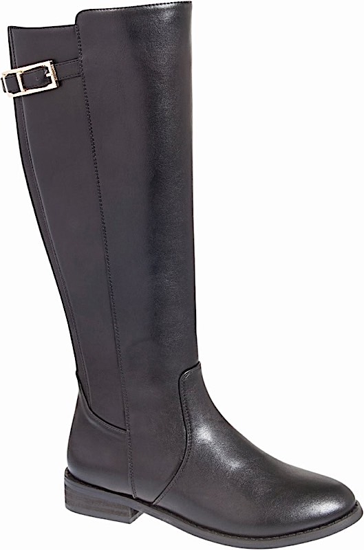 ADAM'S SHOES flat riding style boot