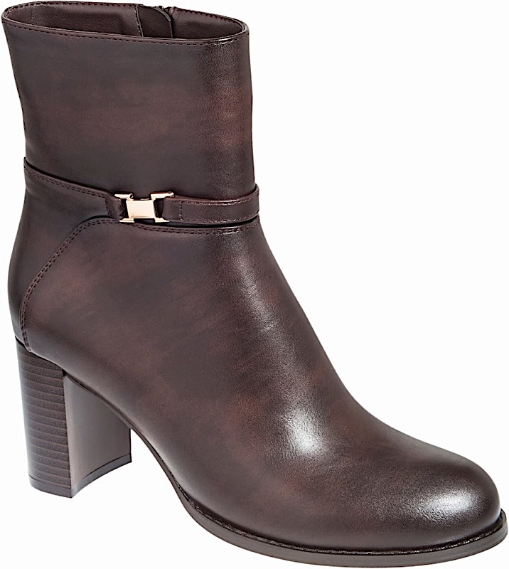 ADAM'S SHOES bootie with square heel