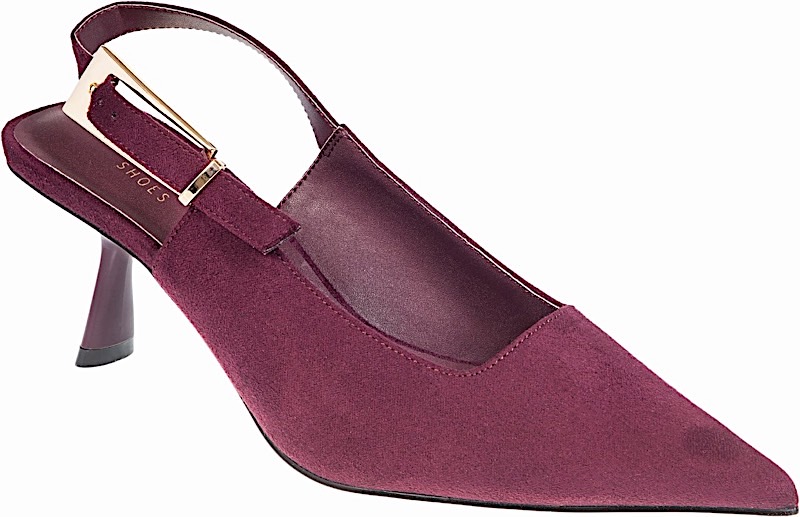 ADAM'S SHOES suede elegant pump