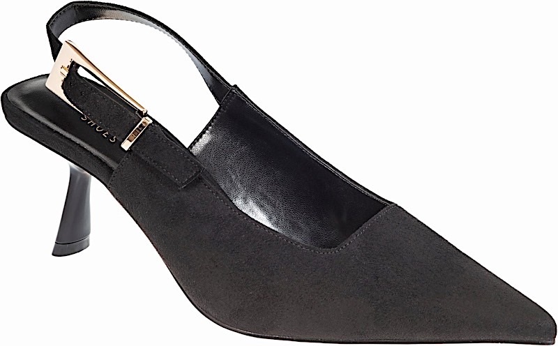 ADAM'S SHOES suede elegant pump