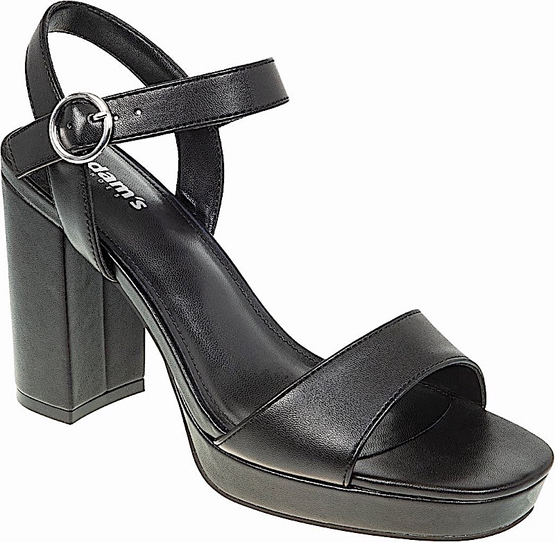 ADAM'S SHOES ψηλοτάκουνο πέδιλο