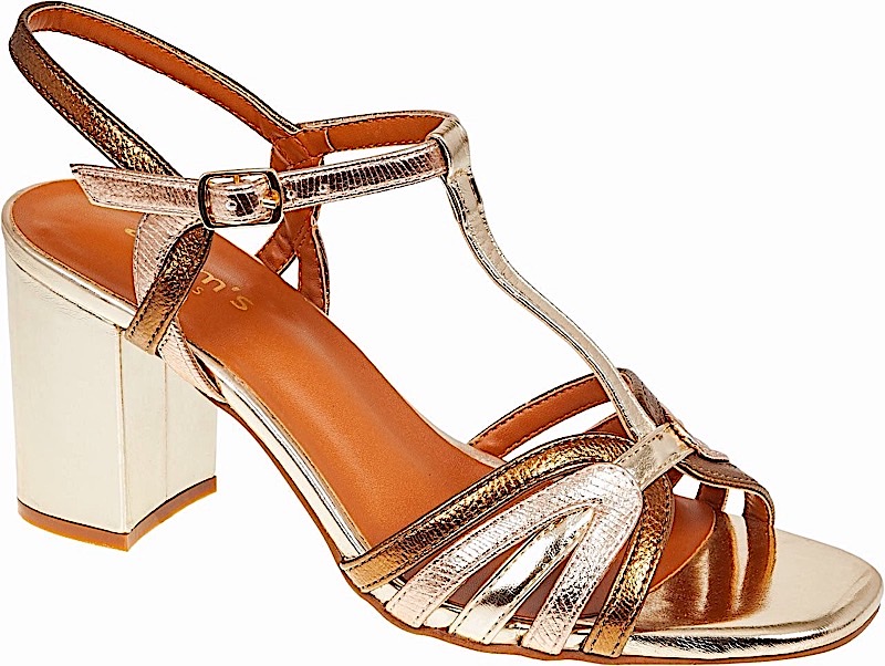 ADAM'S SHOES ψηλοτάκουνο πέδιλο