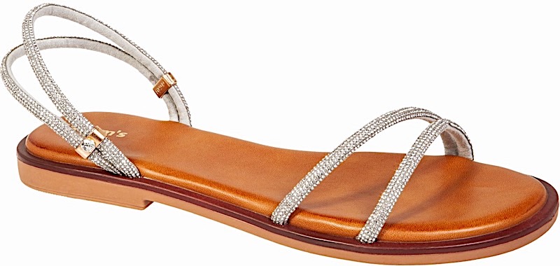 ADAM'S SHOES flat elegant sandal